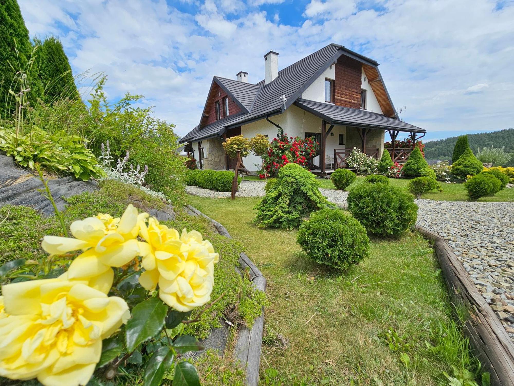 Chata W Bieszczadzie Apartamenty I Domki Z Basenem Bieszczady Polańczyk Buitenkant foto